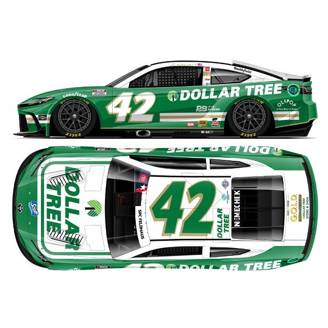 [MDL] Lionel Racing(ライオネルレーシング) 1/64 NASCAR CUP DOLLAR TREE SALUTES 2024 トヨタ カムリ XSE ジョン・ハンター・ネメチェク #42 完成品 ミニカー(LR306386) 京商