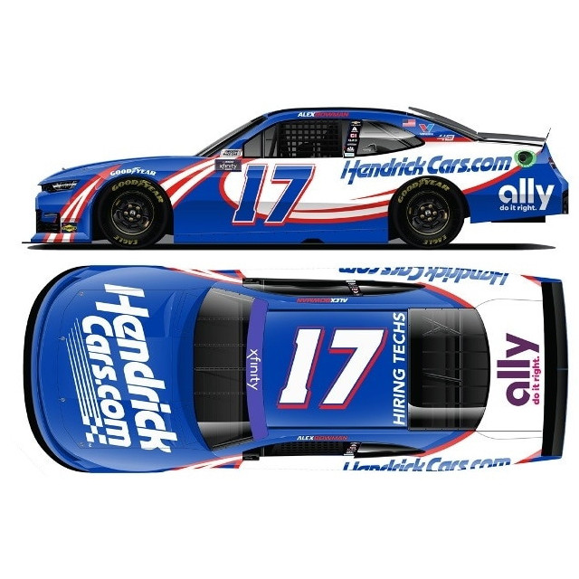 [MDL] Lionel Racing(ライオネルレーシング) 1/64 NASCAR xfinity HENDRICKCARS.COM 2024 シボレー カマロ ZL1 アレックス・ボウマン #17 完成品 ミニカー(LR300377) 京商