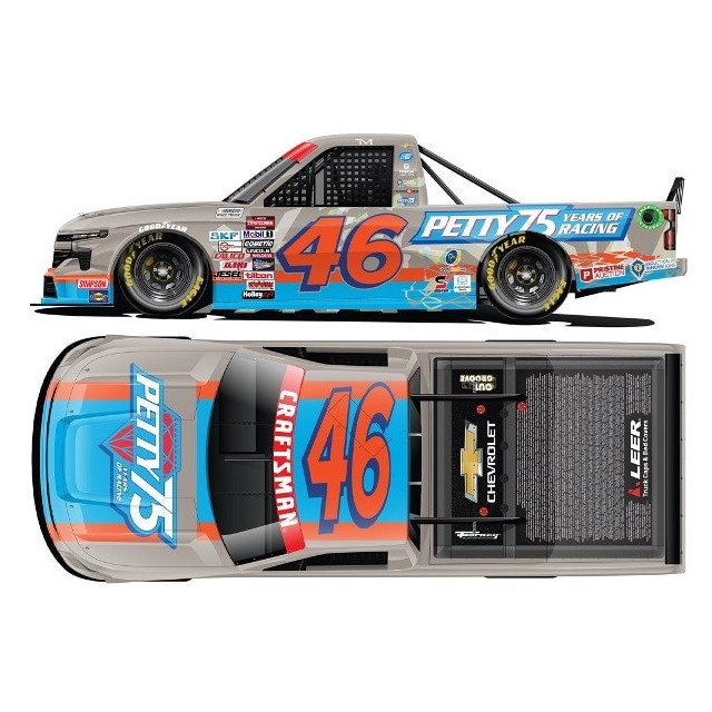 [MDL] Lionel Racing(ライオネルレーシング) 1/64 CRAFTSMAN PETTY 75 YEARS OF RACING 2024 シボレー シルバラード サド・モフィット #46 スローバック 完成品 ミニカー(LR309073) 京商