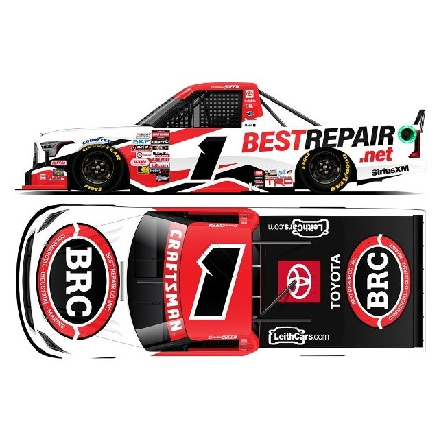 [MDL] Lionel Racing(ライオネルレーシング) 1/64 CRAFTSMAN BEST REPAIR 2024 トヨタ タンドラ ブレンデン・クイーン『バタービーン』 #1 完成品 ミニカー(LR310086) 京商