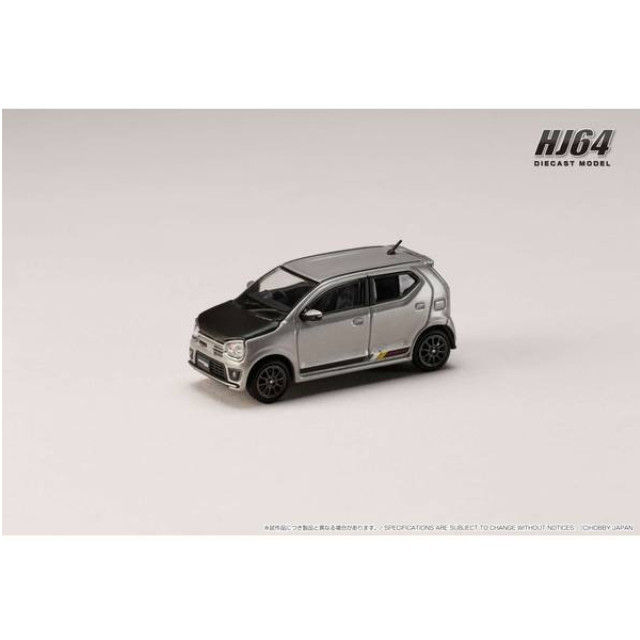 [MDL] 1/64 スズキ アルト ワークス(HA36S) カーボンボンネット カスタムバージョン スチールシルバーメタリック 完成品 ミニカー(HJ641070CS) ホビージャパン