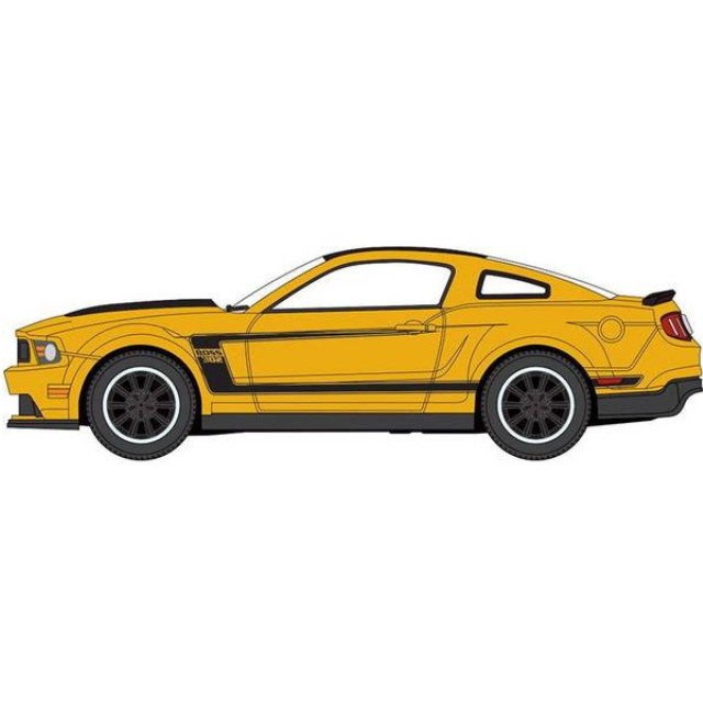 [MDL] 1/64 2012 フォード マスタング Boss 302 イエローブレイズ 完成品 ミニカー(AWSP186A) AUTO WORLD(オートワールド)