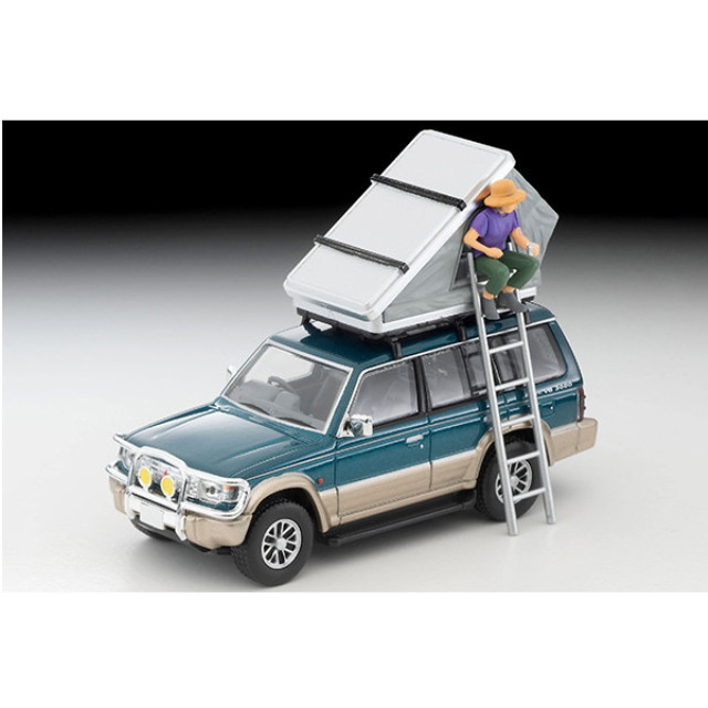 [MDL] トミカリミテッドヴィンテージ NEO 1/64 LV-N206c 三菱 パジェロ ミッドルーフワイド VR オプションパーツ装着車(緑/ベージュ) 91年式 テント、フィギュア付 完成品 ミニカー(330820) TOMYTEC(トミーテック)