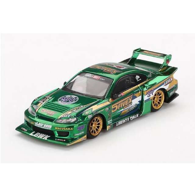 [MDL] MINI-GT 1/64 Nissan LB-Super Silhouette シルビア S15 2024 LBWK Fausto Racing(右ハンドル)(ブリスター仕様) 完成品 ミニカー(MGT00858-BL) TSM(トゥルースケールミニチュアズ)