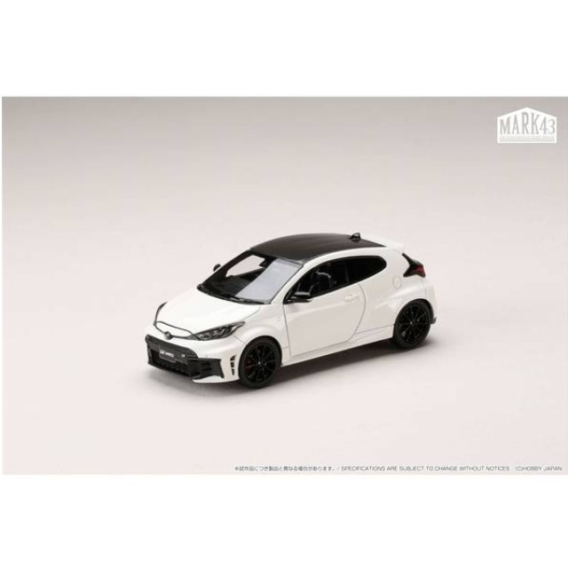 [MDL] 1/43 トヨタ GRヤリス RZ High performance 2024 スーパーホワイトII 完成品 ミニカー(PM43145BW) MARK43