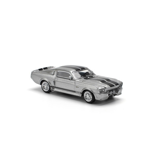 [MDL] 1/64 1967 SHELBY MUSTANG GT500 - GREY/BLACK 完成品 ミニカー(PR640195) POP RACE(ポップレース)