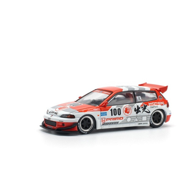 [MDL] 1/64 PANDEM CIVIC EG6 v1.5 IDEMITSU MOTION INFINITE 完成品 ミニカー(PR640212) POP RACE(ポップレース)