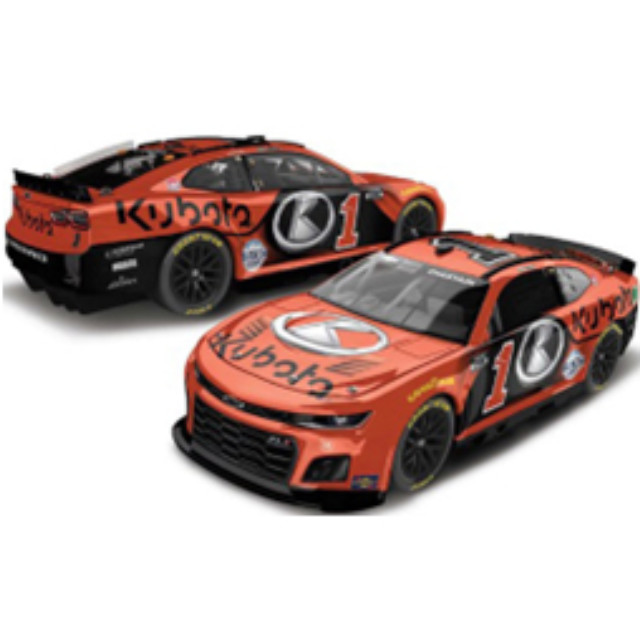 [MDL] Lionel Racing(ライオネルレーシング) NASCAR CUP Series 1/64 KUBOTA 2024 シボレー カマロ ZL1 ロス・チャスティン #1 完成品 ミニカー(LR296953) 京商