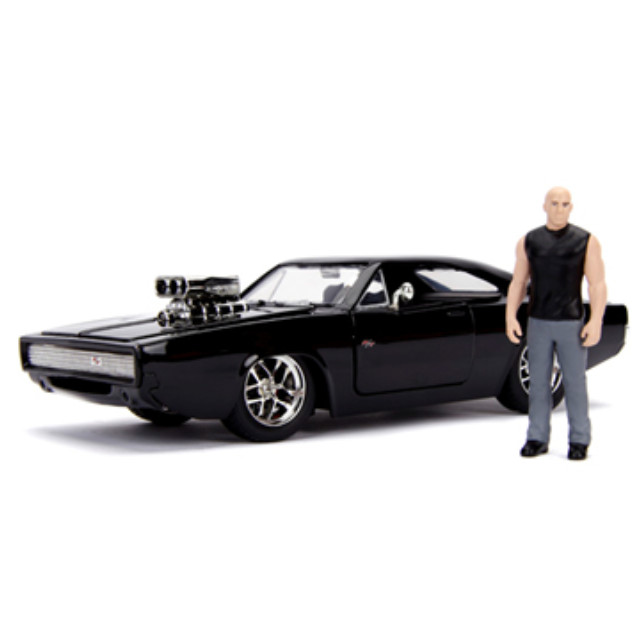 [MDL] 1/24 F&F ダッジ チャージャー R/T ブラック ドミニク フィギュア付 ワイルド・スピード 組立キット ミニカー(JADA35905) Jada Toys(ジャダトイズ)