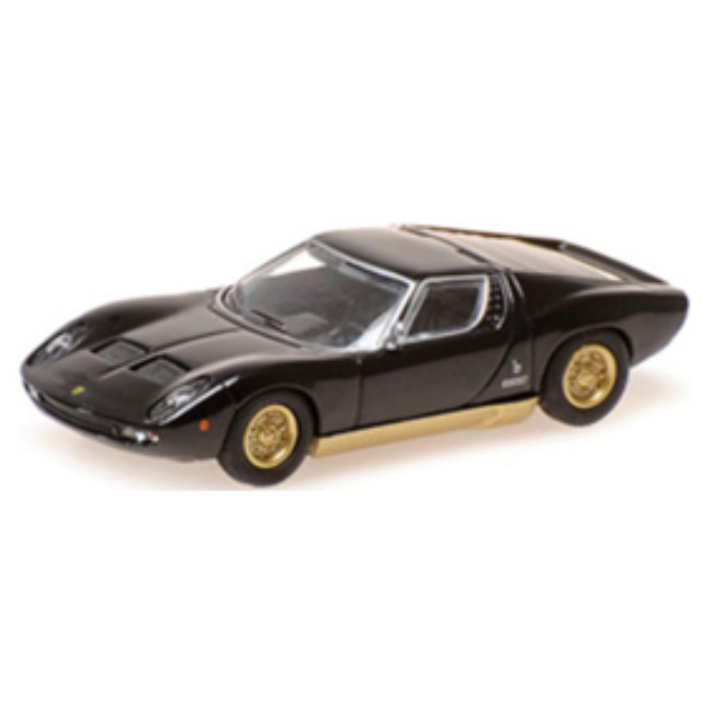 [MDL] 1/87 ランボルギーニ ミウラ 1966 ブラック 完成品 ミニカー(870103024) MINICHAMPS(ミニチャンプス)