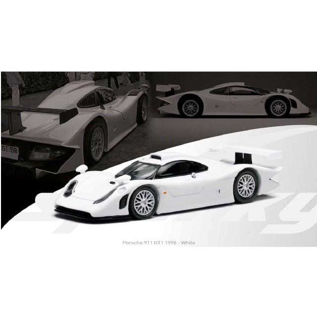 [MDL]Sparky 1/64 Porsche(ポルシェ) 911 GT1 1998 White 完成品 ミニカー(YO6402) TOYEAST(トイイースト)