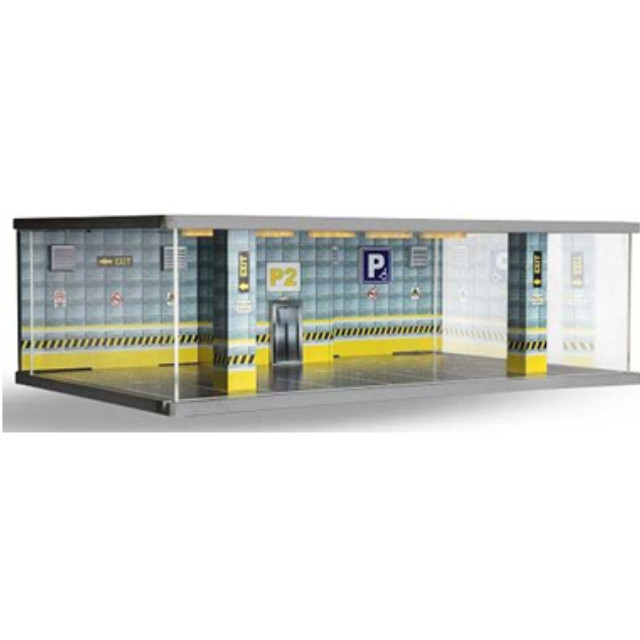 [MDL] (再販)1/64 組立式 ジオラマ パーキング P2 イエローフロア ミニカー用アクセサリ(ATL30302N) ATLANTIC CASE(アトランティックケース)