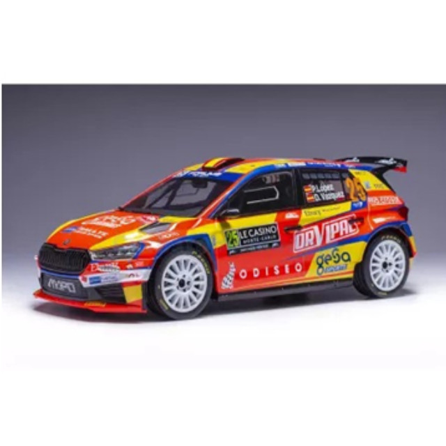 [MDL] 1/18 シュコダ ファビア ラリー2 モンテカルロラリー2024 #25 P・ロペス/D・バスケス 完成品 ミニカー(18RMC199) IXO Models(イクソモデルス)