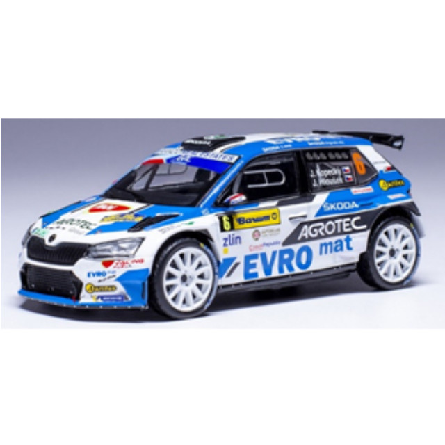 [MDL] 1/43 シュコダ ファビア ラリー2 EVO 2022年バルム・チェコ・ラリー・ズリン優勝 #6 ヤン・コペッキー/J.Hlousek 完成品 ミニカー(RAM935LQ) IXO Models(イクソモデルス)