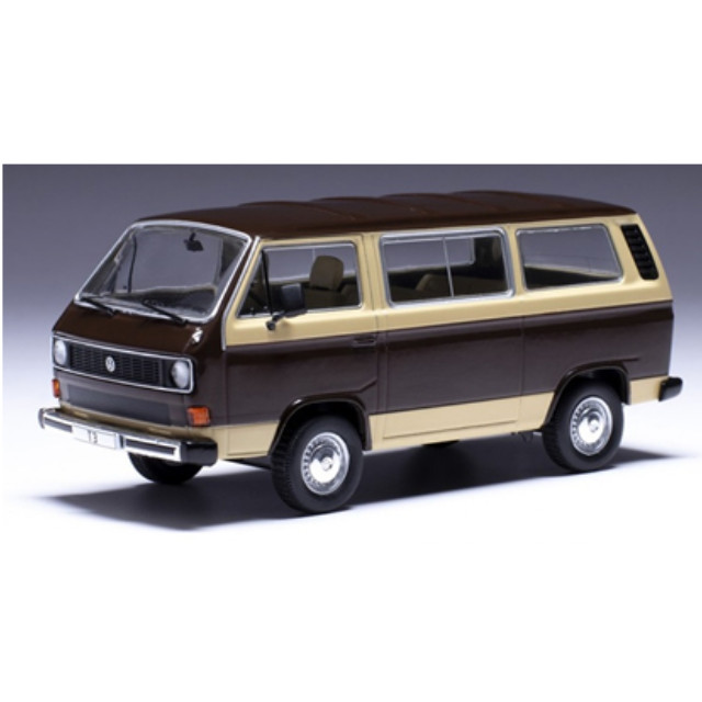 [MDL] 1/43 フォルクスワーゲン タイプ2(T3) カラベル 1981 ブラウン/ベージュ 完成品 ミニカー(CLC573N) IXO Models(イクソモデルス)