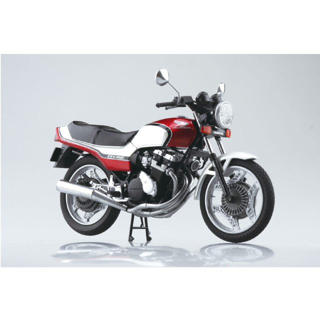[MDL] 1/12 完成品バイク ホンダ CBX400F パール/キャンディレッド 完成品 ミニカー(111581) スカイネット/アオシマ