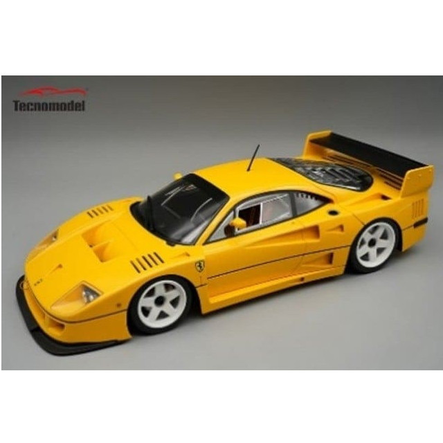 [MDL] 1/18 フェラーリ F40 LM 1996 プレス(モデナイエロー w/ホワイトホイール) 完成品 ミニカー(TM18-410E) Tecnomodel(テクノモデル)