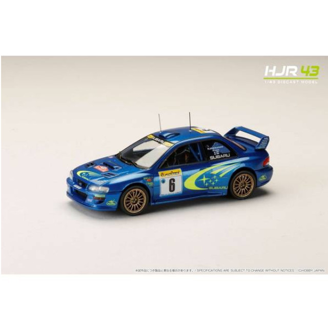 [MDL] HJR43 1/43 スバル インプレッサ モンテカルロ 1999 #6 完成品 ミニカー(HJR431004B) ホビージャパン