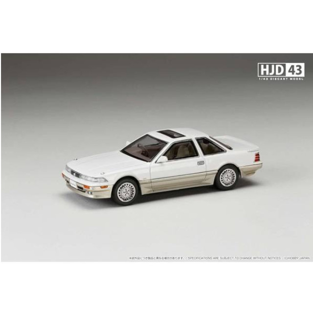 [MDL] HJR43 1/43 トヨタ ソアラ 3000 TWINCAM 24 GT-LIMITED AIR SUSPENSION(MZ20) 1988 クリスタルホワイトトーニング II 完成品 ミニカー(HJD432002CW) ホビージャパン