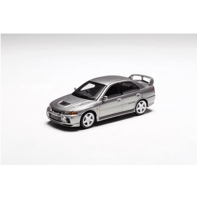 [MDL] 1/64 Mitsubishi Lancer Evolution(ランサーエボリューション) IV STEEL SILVER METALLIC 完成品 ミニカー(M64001) MOTORHELIX(モーターヘリックス)