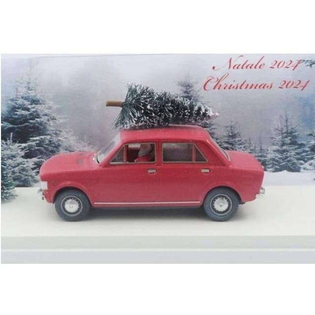 [MDL] 1/43 フィアット 128 1シリーズ クリスマス 2024 サンタクロース フィギュア付 完成品 ミニカー(RIO4742) RIO(リオ)