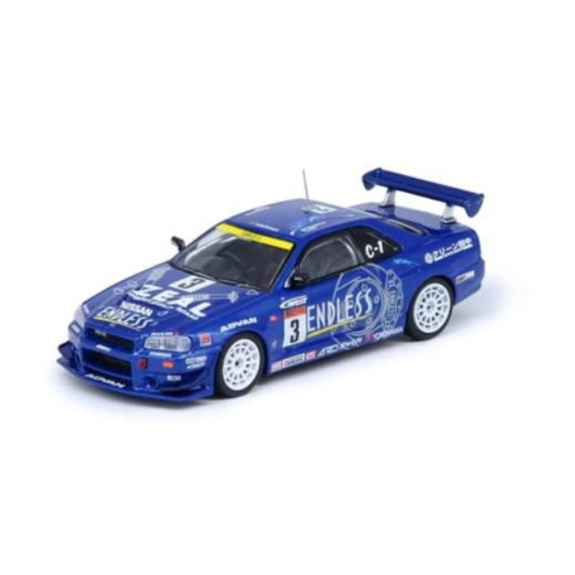 [MDL] 1/64 NISSAN スカイライン GT-R(R34) ENDLESS ADVAN スーパー耐久 2002 優勝車 #3 完成品 ミニカー(R34-STS02W) INNO MODELS(イノモデル)