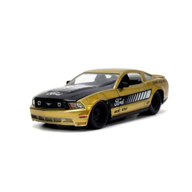 [MDL] BIGTIME MUSCLE(ビッグタイム マッスル) 1/24 2010 フォード マスタング GT ゴールド/ブラック 完成品 ミニカー(JADA33055) Jada Toys(ジャダトイズ)