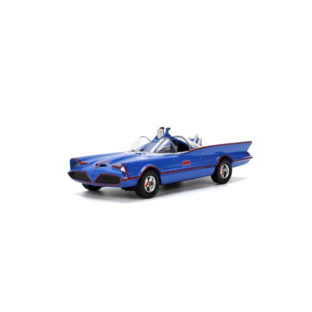 [MDL] HOLLYWOOD RIDESシリーズ 1/32 バットモービル(1966 クラシック TVシリーズ) アニメカラーバージョン 完成品 ミニカー(JADA36097) Jada Toys(ジャダトイズ)