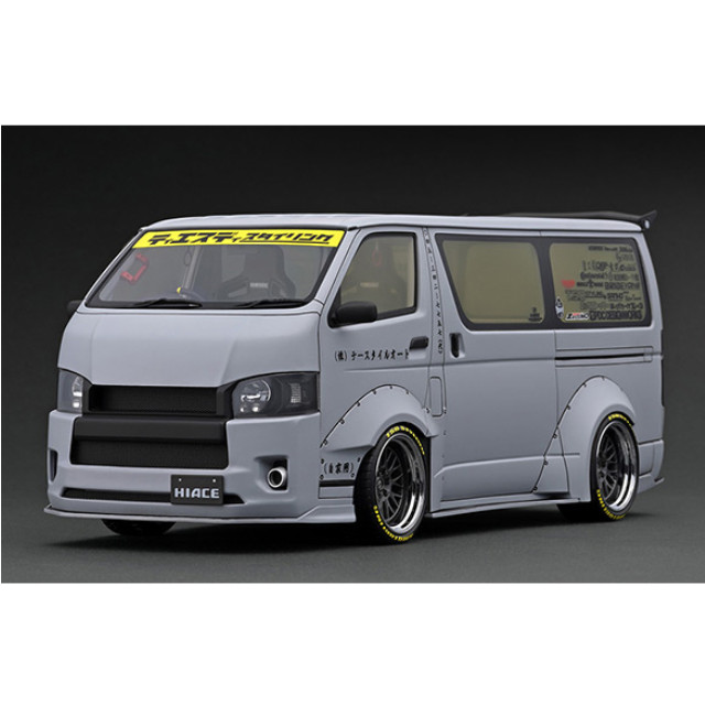 [MDL] (再販) 1/18 T・S・D WORKS HIACE(ハイエース) Matte Gray With Roof Rack 完成品 ミニカー(IG2802) ignition model(イグニッションモデル)