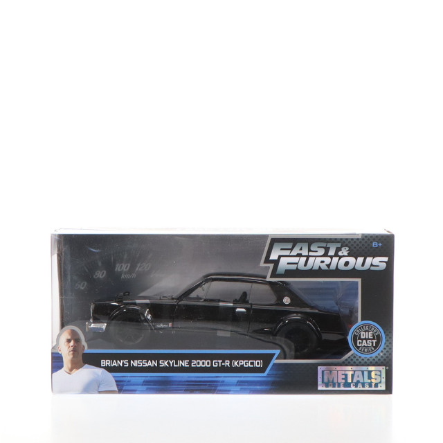 [MDL] 1/24 BRIAN'S NISSAN SKYLINE(スカイライン) 2000 GT-R(ブラック) ワイルド・スピード 完成品 ミニカー(99686) Jada Toys(ジャダトイズ)