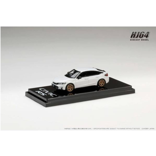 [MDL] 1/64 ホンダ シビック RS カスタムバージョン プラチナホワイトパール 完成品 ミニカー(HJ642046BW) ホビージャパン