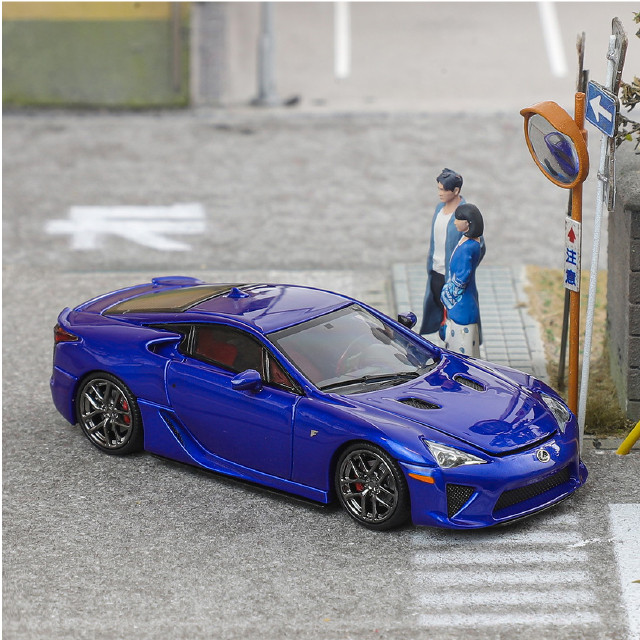 [MDL] 1/64 レクサス・LFA Pearl Blue(パールブルー) 完成品 ミニカー(C33205) MODEL 1(モデルワン)