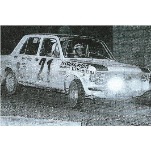 [MDL] フィアット 128 ラリー 1970 モンテカルロラリー #21 Alain Jallot / Gerard Marion 1/43 完成品 ミニカー(RIO4747) RIO(リオ)