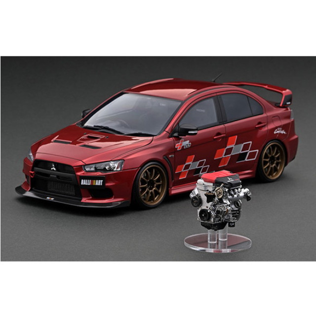 [MDL] (再販) 1/18 Mitsubishi Lancer Evolution(ランサーエボリューション) X(CZ4A) Red Metallic(レッドメタリック) With Engine 完成品 ミニカー(IG3211) ignition model(イグニッションモデル)