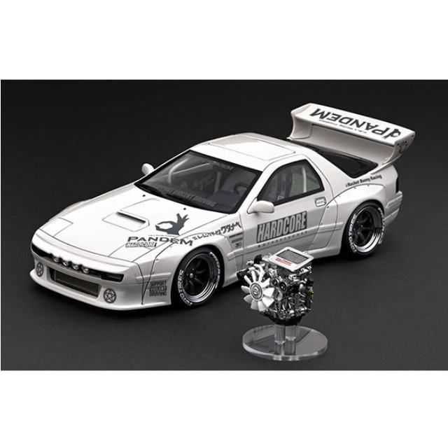 [MDL] (再販) 1/18 PANDEM RX-7(FC3S) White(ホワイト) With Engine 完成品 ミニカー(IG2918) ignition model(イグニッションモデル)