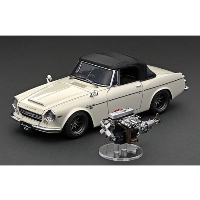 [MDL] (再販) 1/18 DATSUN Fairlady(ダットサン フェアレディ) 2000(SR311) White(ホワイト) With Engine 完成品 ミニカー(IG2708) ignition model(イグニッションモデル)