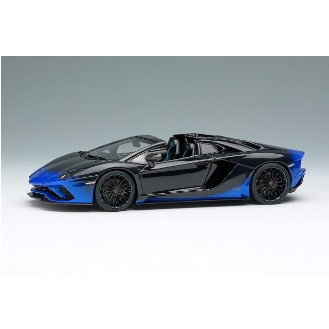 [MDL] 1/43 Lamborghini Aventador(ランボルギーニ アヴェンタドール) S Roadster 50th Anniversary Japan 2018 ブルーネザンス×ブラックグラデーション 完成品 ミニカー(EM767A) EIDOLON(アイドロン)