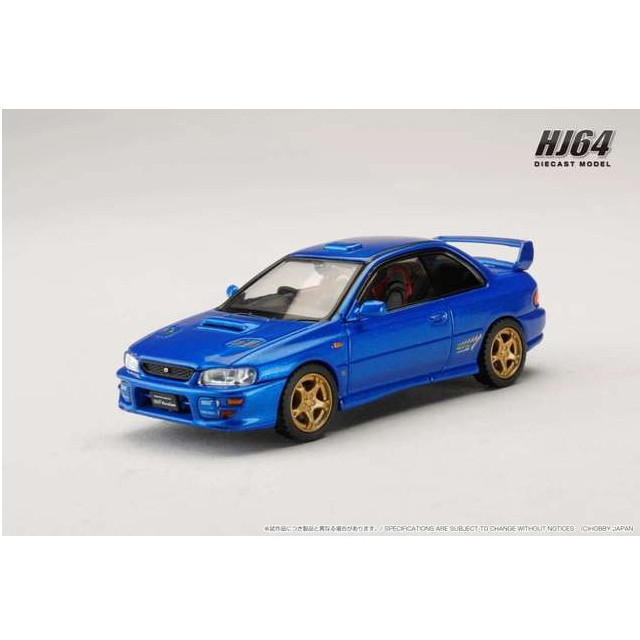 [MDL] 1/64 スバル インプレッサ PURE SPORTS COUPE WRX type R STi Version V Limited GC8 ソニックブルーマイカ 完成品 ミニカー(HJ641079FBL) ホビージャパン