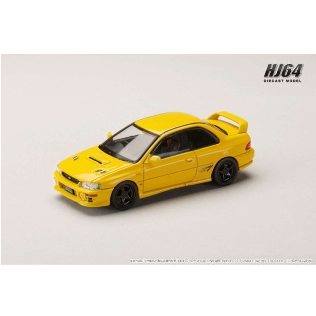 [MDL] 1/64 スバル インプレッサ PURE SPORTS COUPE WRX type R STi Version GC8 チェイスイエロー 完成品 ミニカー(HJ641079AY) ホビージャパン
