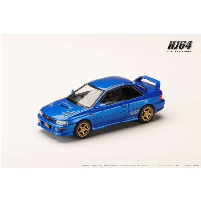 [MDL] 1/64 スバル インプレッサ PURE SPORTS COUPE WRX type R STi Version GC8 ソニックブルーマイカ 完成品 ミニカー(HJ641079ABL) ホビージャパン