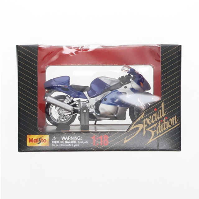 [MDL] 1/18 SUZUKI GSX 1300R(ブラック×シルバー) スペシャルエディション 完成品 ミニカー(39347) Maisto(マイスト)