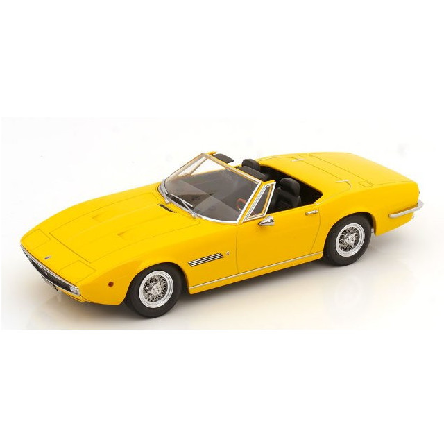 [MDL] 1/18 Maserati Ghibli Spyder(マセラティ ギブリ スパイダー) 1970 イエロー 完成品 ミニカー(KKDC181303) KK scale(ケーケースケール)