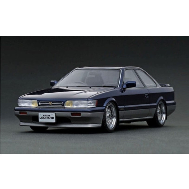 [MDL] 1/18 Nissan Leopard Ultima(レパード アルティマ) V30 TWINCAM TURBO (F31) Dark Blue/Silver(ダークブルー×シルバー) 完成品 ミニカー(IG3817) ignition model(イグニッションモデル)