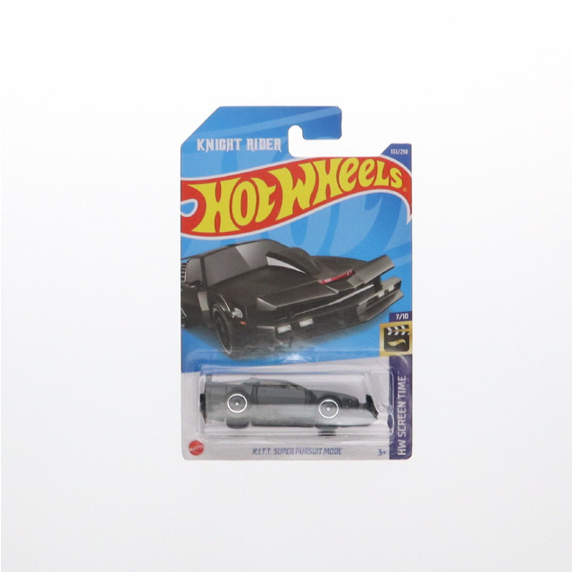 [MDL] (単品) Hot Wheels(ホットウィール) HW SCREEN TIME 1/64 K.I.T.T SUPER PURSUIT MODE(ブラック) 完成品 ミニカー(HCV39-M7C5) マテル