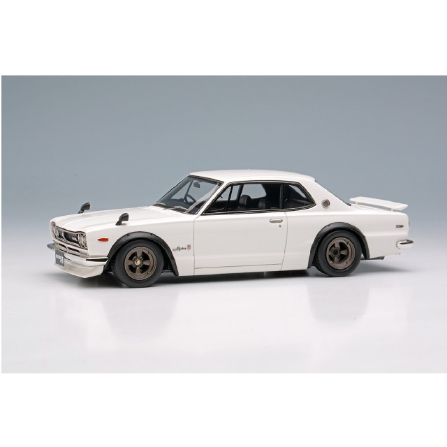 [MDL] 1/43 Nissan Skyline(スカイライン) 2000GT-R(KPGC10) with Spoiler(NISSAN Works wheel) ホワイト 完成品 ミニカー(VM244B) VISION(ヴィジョン)