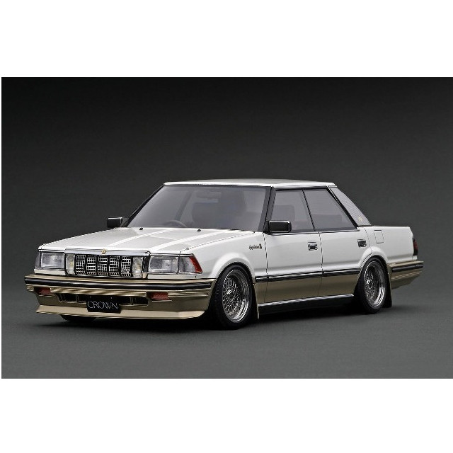 [MDL] 1/18 Toyota Crown(クラウン) 2.8 Royal Saloon(ロイヤルサルーン) G(120) Pearl White/Gold(パールホワイト/ゴールド) 完成品 ミニカー(IG3825) ignition model(イグニッションモデル)