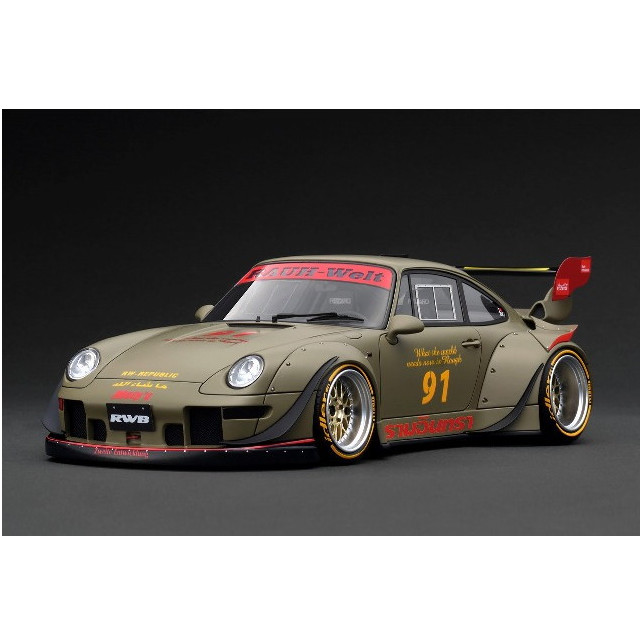 [MDL] 1/18 RWB 993 Khaki(カーキ) 完成品 ミニカー(IG3626) ignition model(イグニッションモデル)