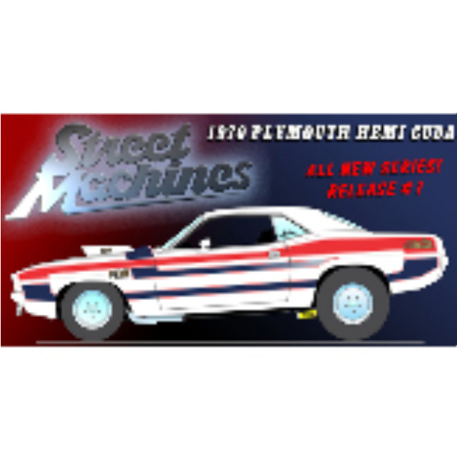 [MDL] 1/18 1970年 プリムス ヘミ クーダ ストリートマシン 完成品 ミニカー(A1806136) ACME(アクメ)