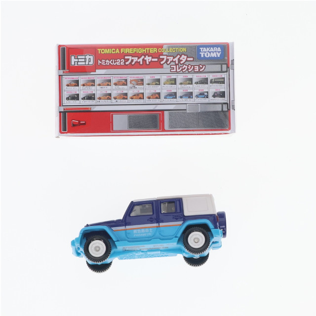 [MDL] (単品) トミカ 救急隊 ジープ ラングラー(ブルー) トミカくじ22 ファイヤーファイターコレクション 完成品 ミニカー タカラトミー