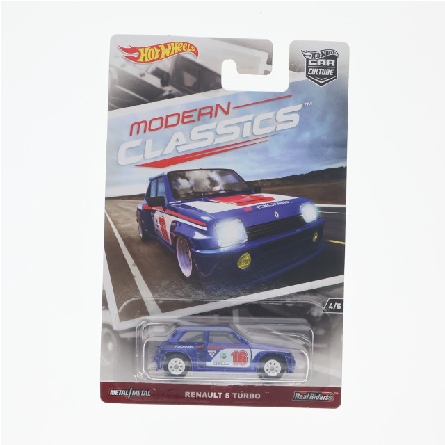 [MDL] Hot Wheels(ホットウィール) CAR CULTURE MODERN CLASSICS 1/64 RENAULT(ルノー) 5 TURBO(ブルー×ホワイト×オレンジ) 完成品 ミニカー(DWH69) マテル